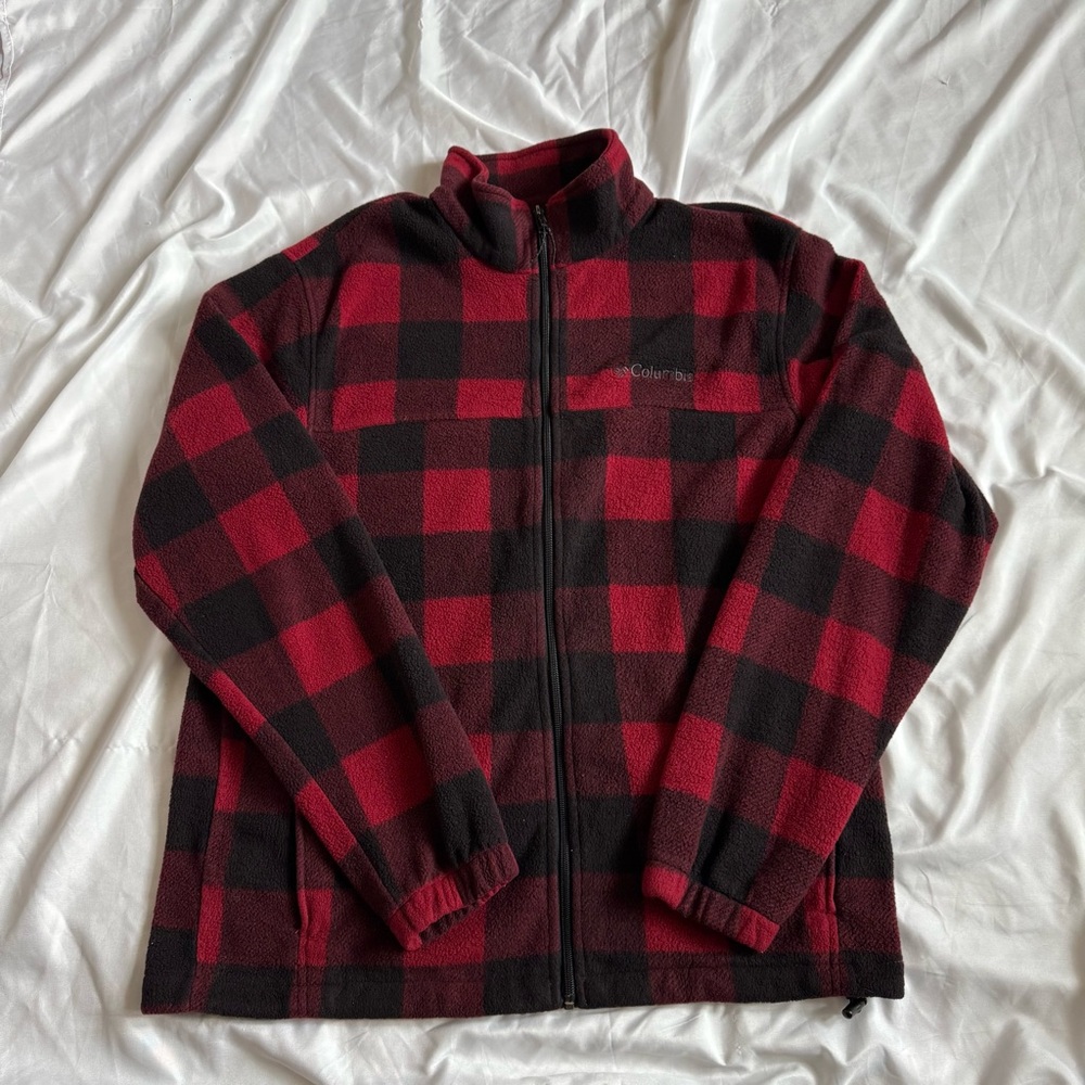 Revolution‎ Men's Red and Black Checkered Jacket